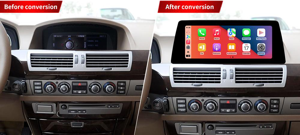 BMW 7 Series CCC Freestanding Android Screen – installation view