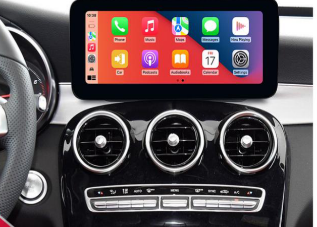 Mercedes-Benz C-Class W205 / GLC Freestanding Android Screen — installed dashboard example