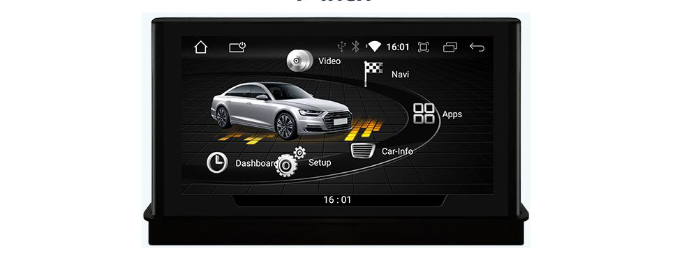 Audi A3 folding Android screen 7" – product view