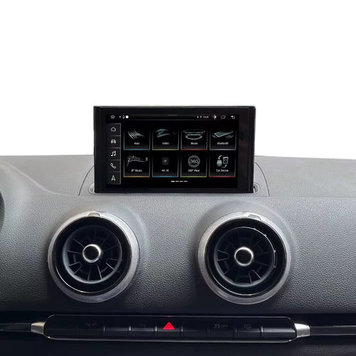 Audi A3 8V 7-inch folding Android screen installed in the original dashboard position