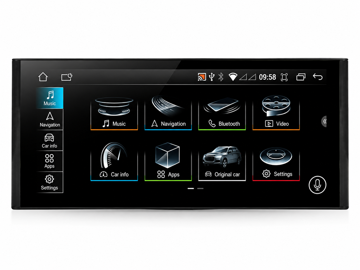 Audi Q2L Android screen – standalone product view