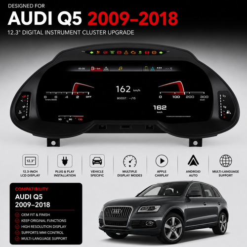 Audi Q5 12.3" Digital Instrument Cluster 2009–2018 – product image 2 | Forza Performance