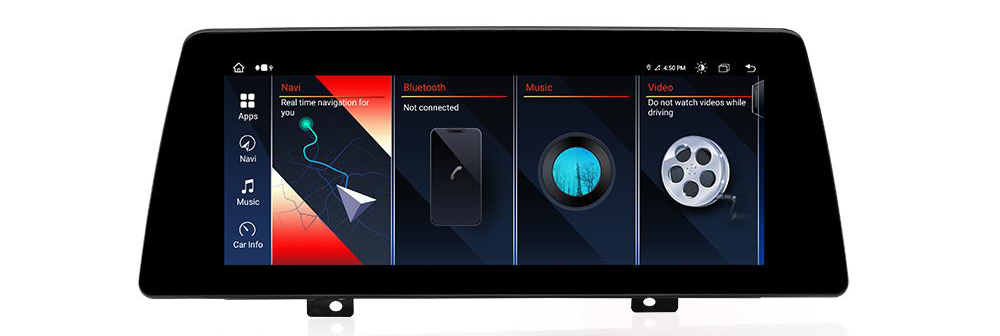 BMW 1 Series 2017–2018 freestanding Android screen 10.25" – product view