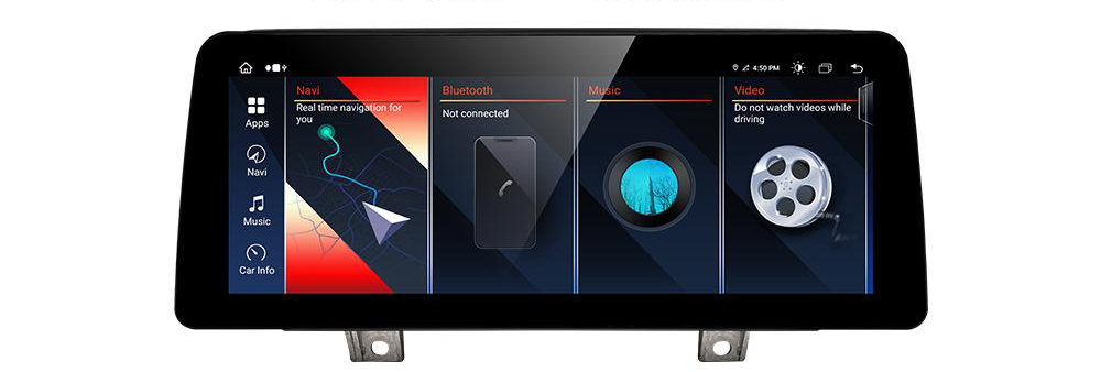 BMW 1 Series 2013–2017 freestanding Android screen 12.3" – product view