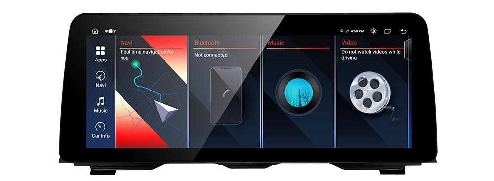 BMW 5 Series F10 / F11 freestanding Android screen 12.3" – product view