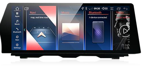 BMW 5 Series F10 / F11 large freestanding Android screen 15.5" – product view