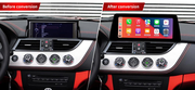 BMW Z4 integrated Android screen 10.25" – dashboard installation comparison