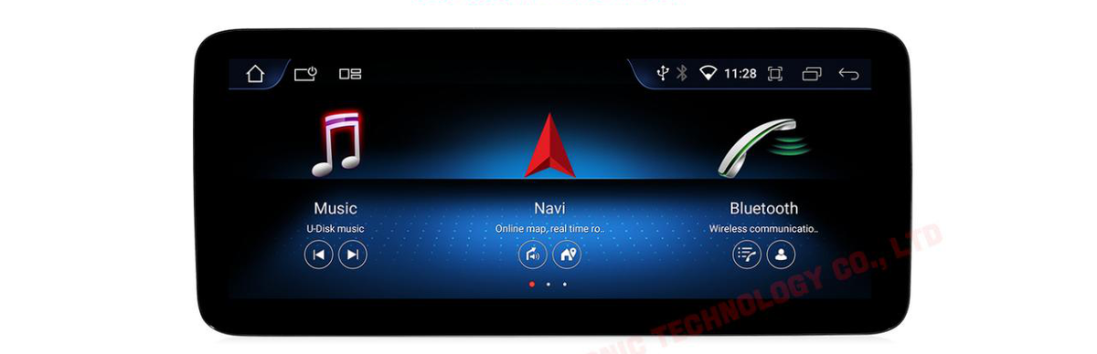 Mercedes-Benz A-Class / CLA / GLA freestanding Android screen 12.3" – product view