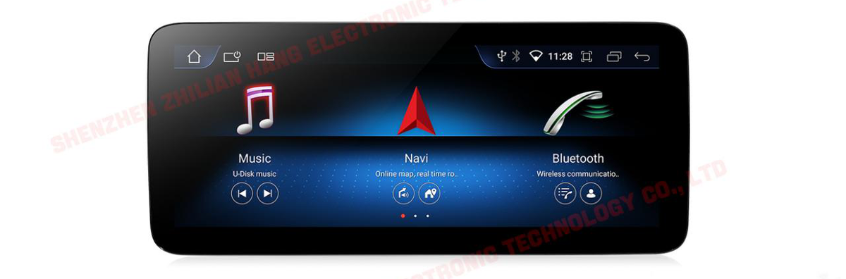 Mercedes-Benz C-Class W205 / GLC freestanding Android screen 12.3" – product view