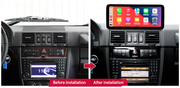 Mercedes-Benz G-Class freestanding Android screen 12.3" – dashboard installation comparison