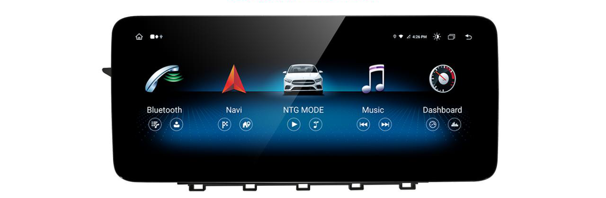 Mercedes-Benz GLK X204 2009–2012 freestanding Android screen 12.3" – product view