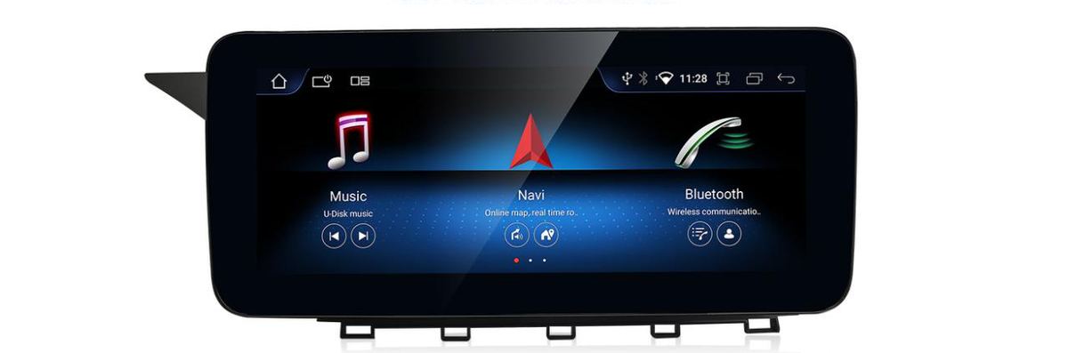 Mercedes-Benz GLK X204 2013–2015 freestanding Android screen 10.25" – product view