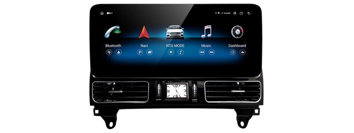 Mercedes-Benz ML / GL freestanding with vent frame Android screen 12.3" – product view
