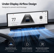 Tesla Cybertruck 10.88 Instrument Display – airflow under display