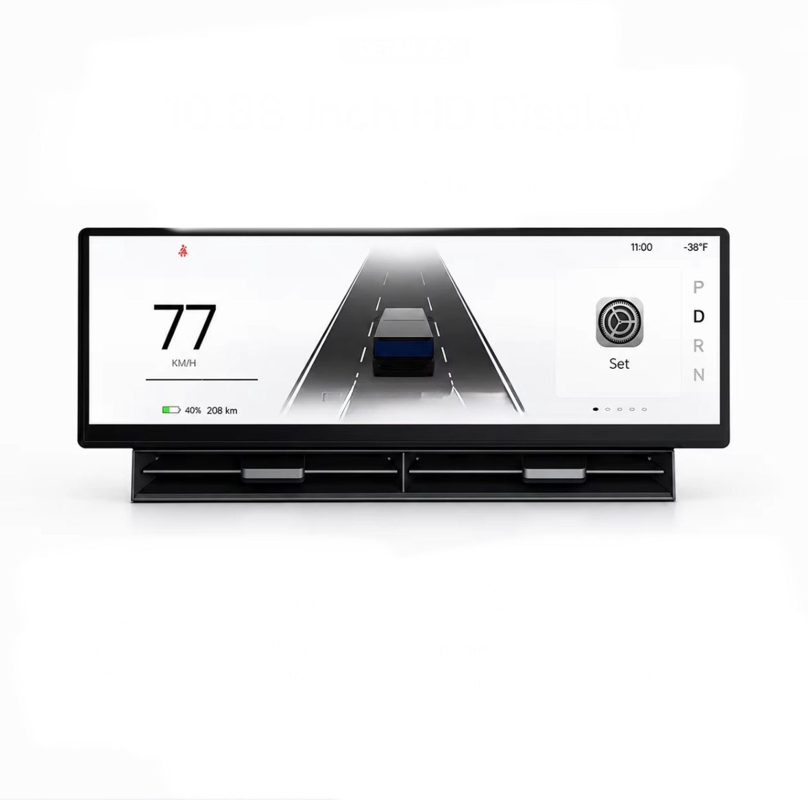 Tesla Cybertruck 10.88 Instrument Display – front view