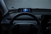 Tesla Digital Instrument Cluster  Plus – installed display with phone apps