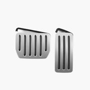 Tesla Model 3/Y Aluminium Performance Pedal Set – silver pedal set front view