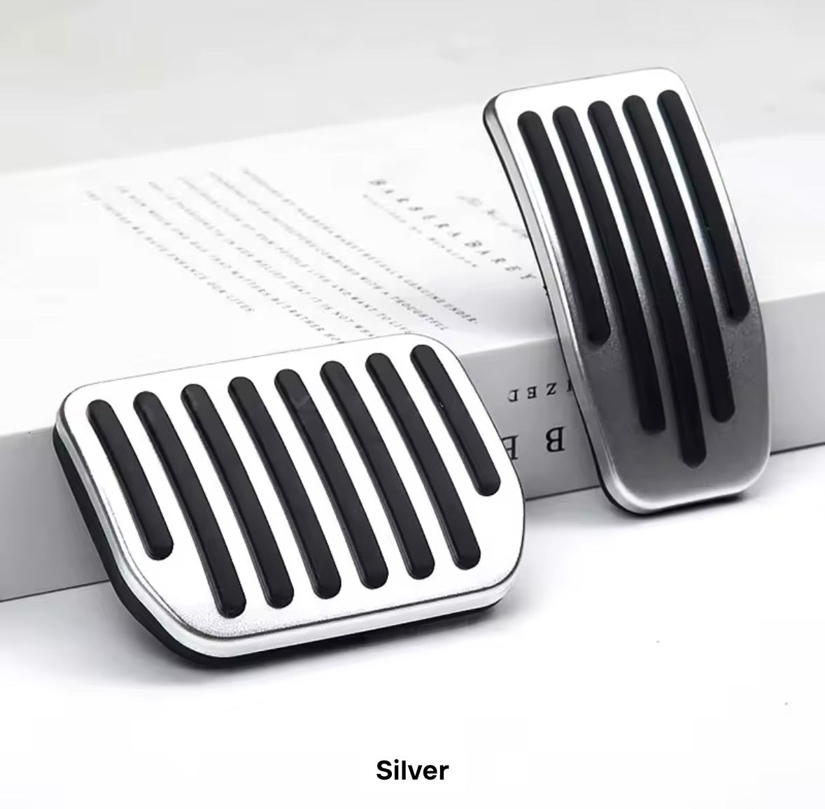 Tesla Model 3/Y Aluminium Performance Pedal Set – silver pedal set