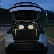 Tesla Model Y L Dual-Mode Trunk LED Strip – cool white trunk light installed