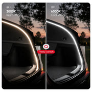 Tesla Model Y L Dual-Mode Trunk LED Strip – warm and cool white modes