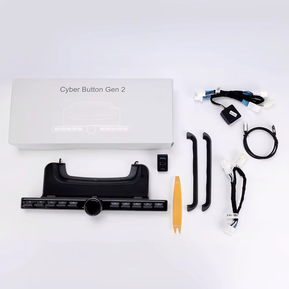 Tesla Multifunction Physical Control Panel – kit contents