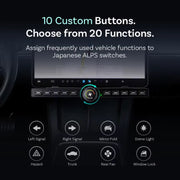 Tesla Multifunction Physical Control Panel – ten buttons and function choices